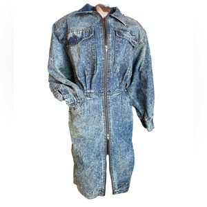 PASHU Vintage Denim Dress